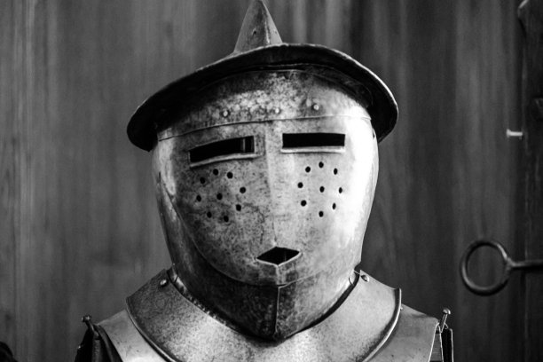 一个锡人的友好面孔图片下载