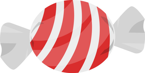 白色背景的圣诞糖果图片下载