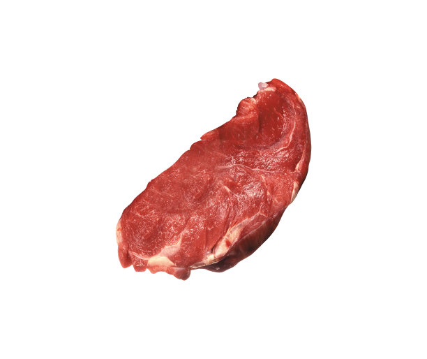 生牛排单独放在白牛排上图片下载