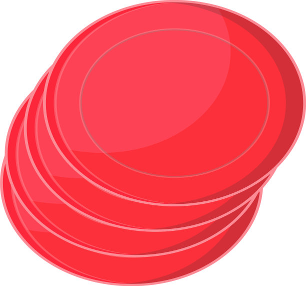 白底红盘图片下载