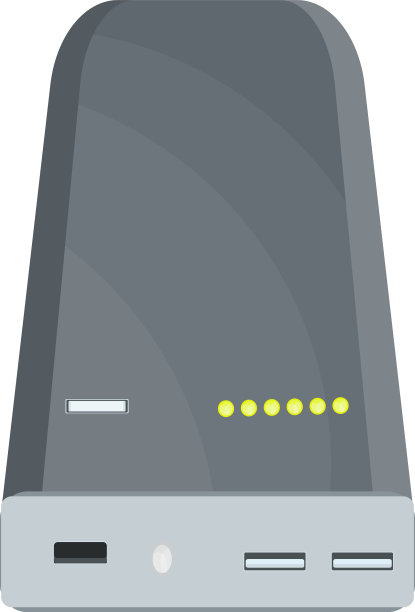 白色背景上的灰色电源图片下载