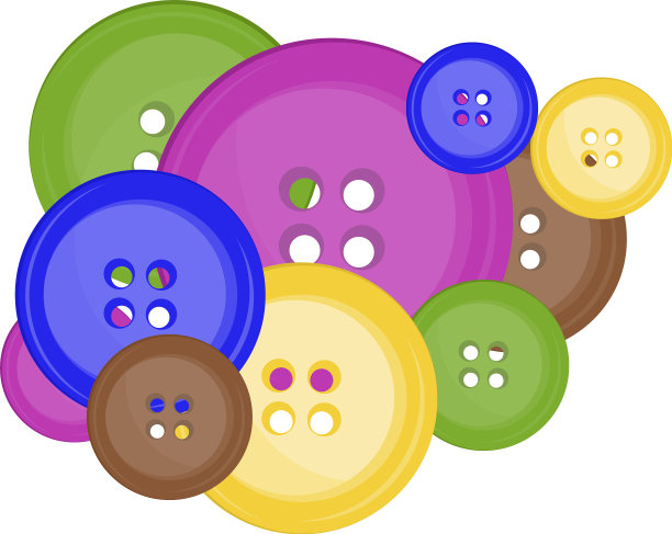 白色背景上的老式按钮图片下载