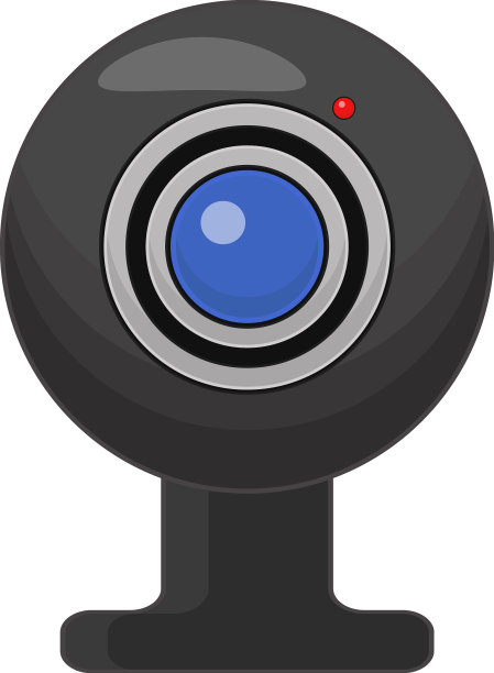 白色背景的数码摄像头图片下载