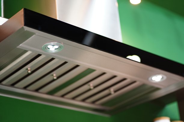 厨房的引擎盖特写图片下载