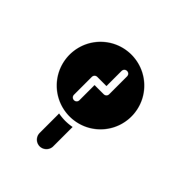 分析工具黑色字形UI图标图片下载