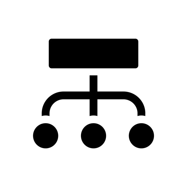 数据结构过程黑色字形UI图标图片下载
