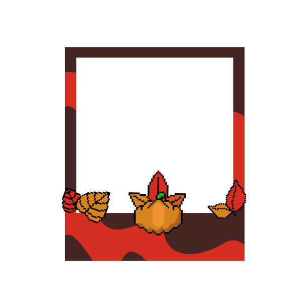 秋季相框概念设计图片下载