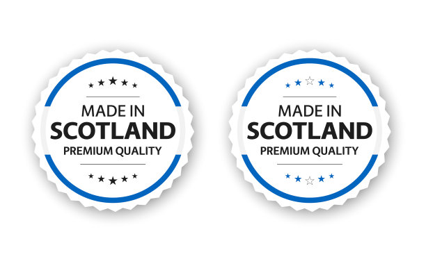 两套苏格兰标签在苏格兰制造图片下载