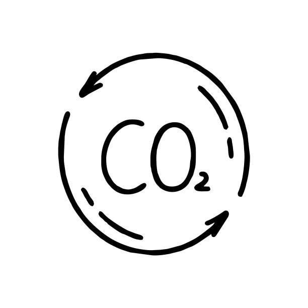 二氧化碳气候变化绿色能源概念图片下载