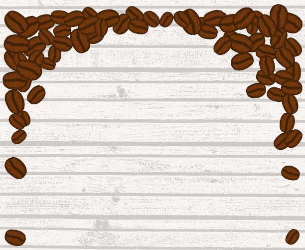 空白咖啡豆框图片下载