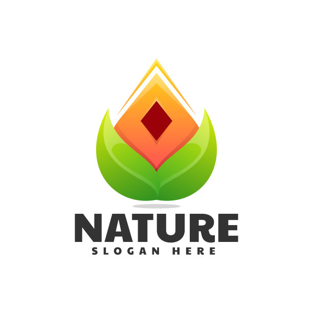 矢量插图自然渐变色彩风格图片下载