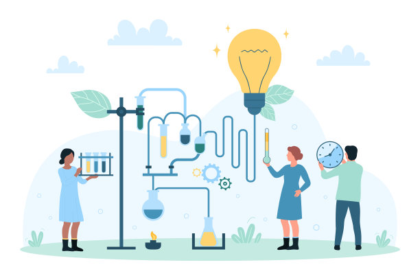 成功的想法和发明，研究微型人工程科学创新图片下载