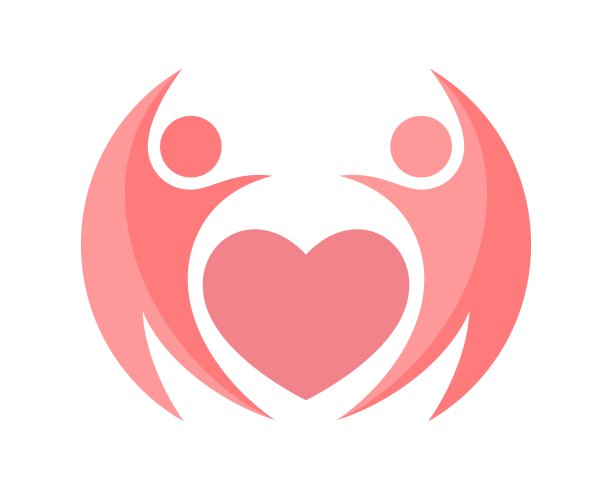 两个里面有爱情形状的人图片下载