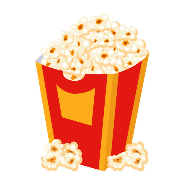 看看这个爆米花矢量的平面设计图片下载