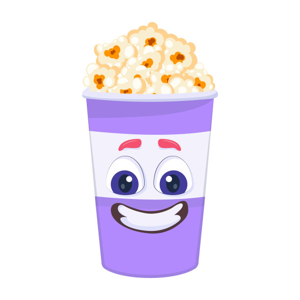 看看这个爆米花矢量的平面设计图片下载