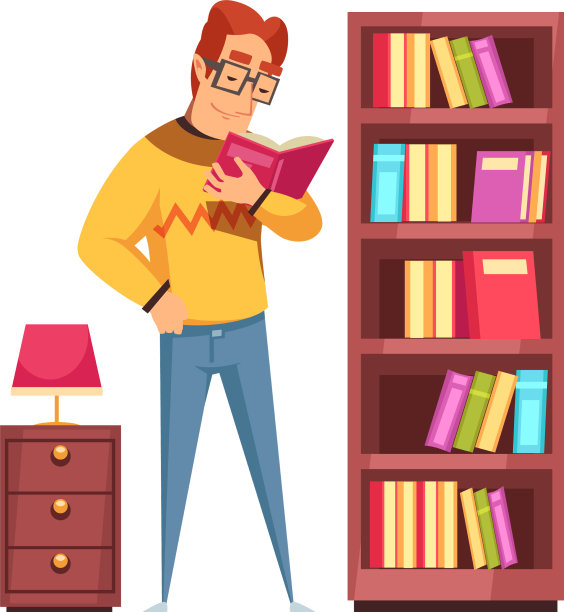 扁平人读书图片下载