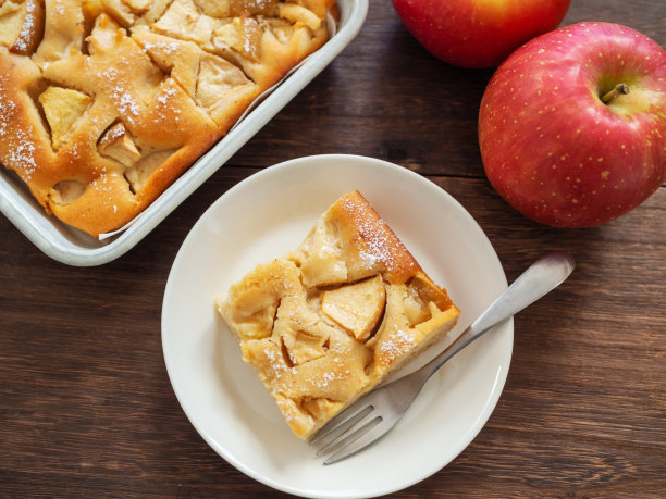 苹果和苹果蛋糕图片下载