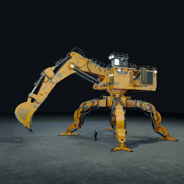 机器人挖掘机概念图片下载