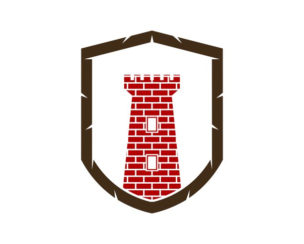 盾形与堡垒内部图片下载