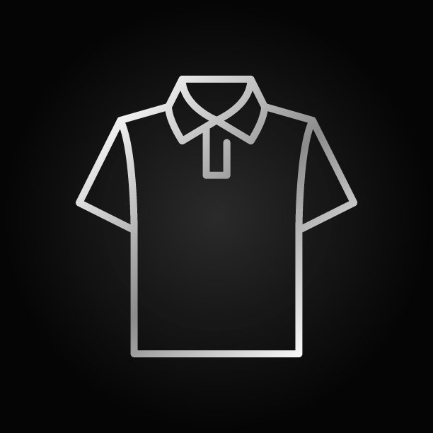 t恤矢量银色图标或标志图片下载