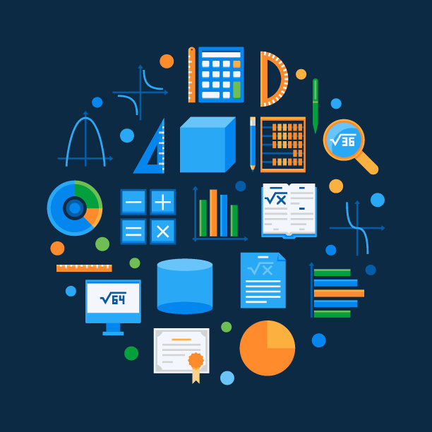 代数和数学向量圆平面符号图片下载