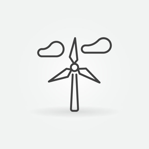 风力发电机图标图片下载