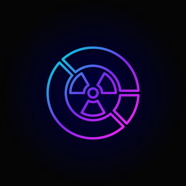 辐射图彩色图标图片下载