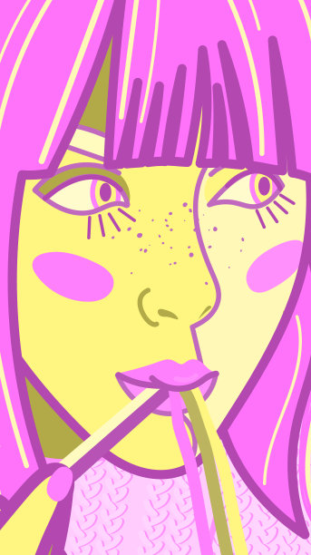 一张女性脸图片下载