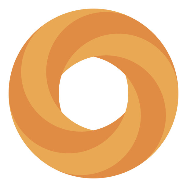 圆形彩色图标隔离在白色背景上图片下载