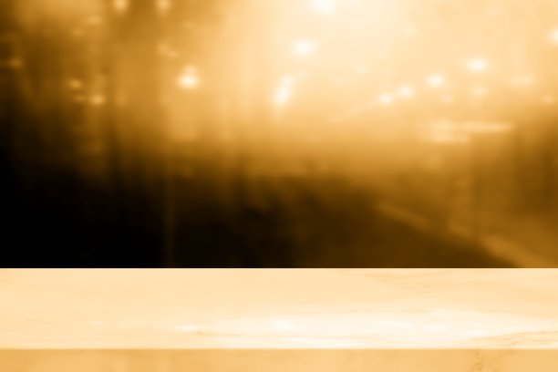 大理石桌子与玻璃窗背景，适合产品展示背景，展示，和模拟。图片下载