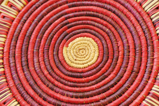 手工黄麻针织物，天然黄麻地毯，背景，墙纸，纹理。图片下载