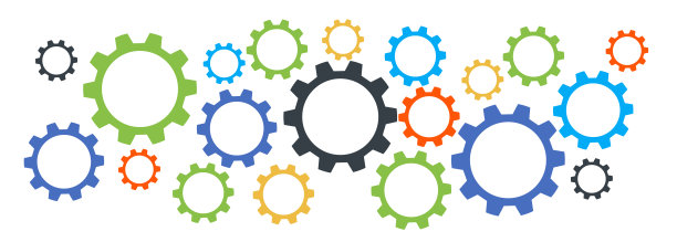 白色背景上的设置图标图片下载