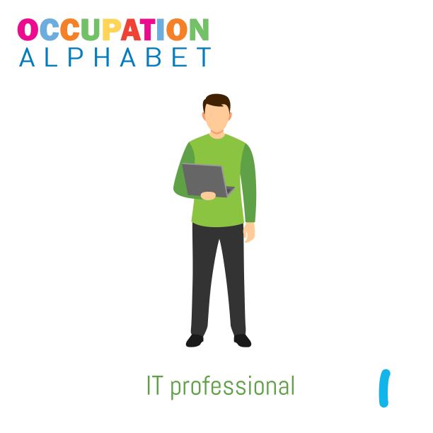 用I字母表示的字母占位图。适合教育用途。图片下载