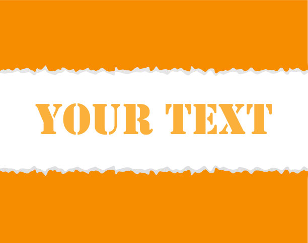 抽象的橙色背景撕纸横幅设计。现代背景设计。彩色的背景。向量集合，纹理。横幅封面设计。图片下载