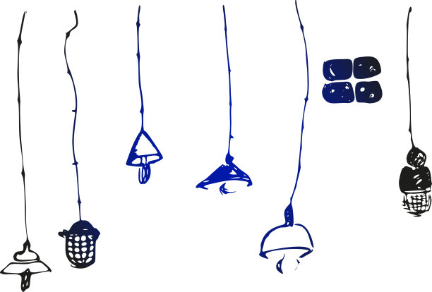 挂灯线图标。用于移动概念和网页设计的线风格标识。聚光灯简单的线矢量图标。符号、标志插图。像素完美向量图形图片下载