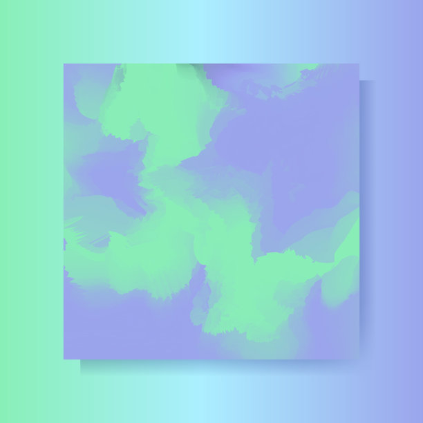 海报模板在苹果绿和软紫色的颜色图片下载