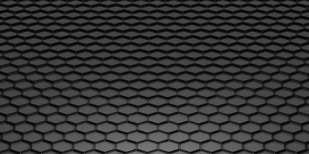 现代六边形场景蜂巢图案背景六边形抽象背景三维插图图片下载