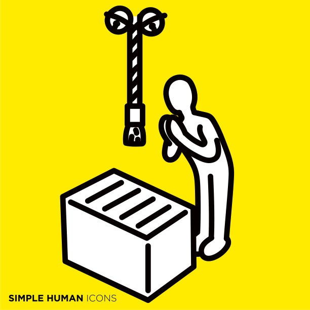 一个简单的人类图标系列“参观日本神社和寺庙的人”图片下载