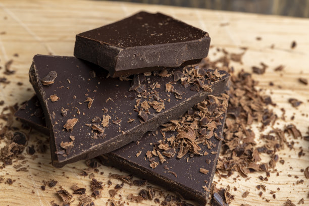 由可可和糖制成的甜巧克力图片下载