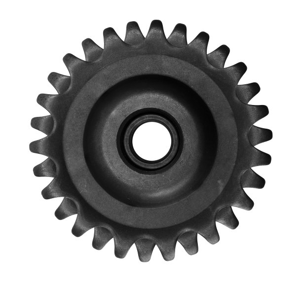 齿轮隔离在白色上图片下载