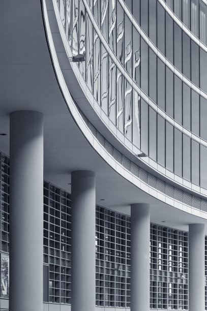 现代建筑的外观。建筑抽象背景图片下载