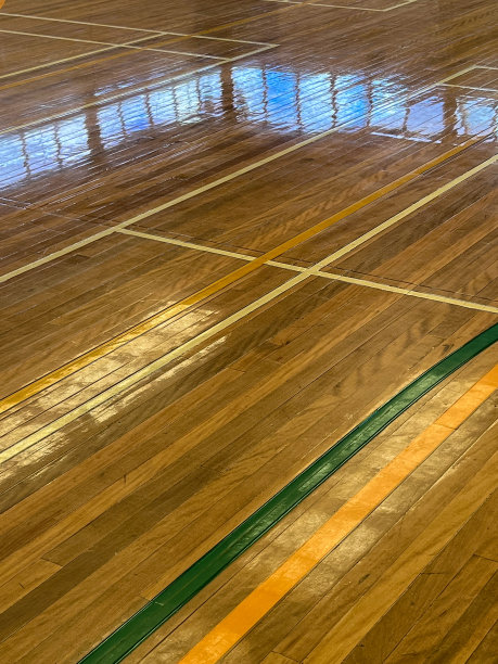 木质室内篮球场图片下载