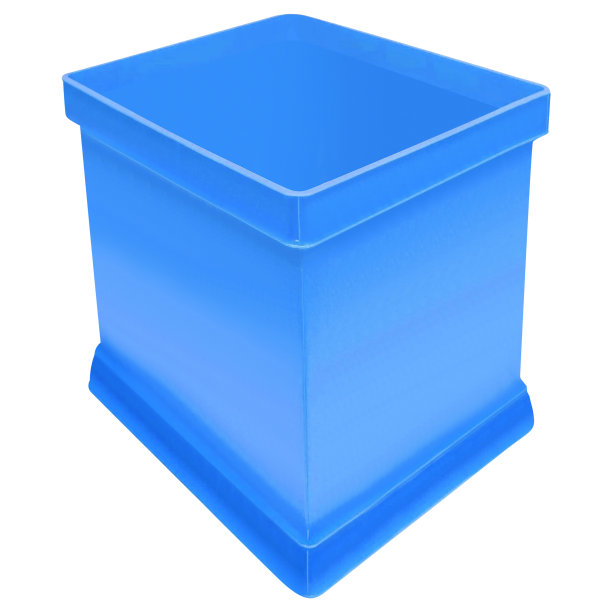 蓝色空塑料盒图片下载