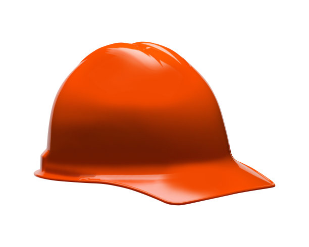 建筑头盔隔离在白色背景图片下载