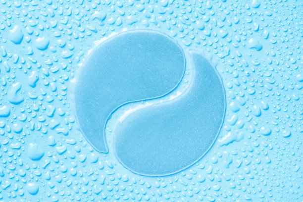 水凝胶蓝色眼罩图片下载