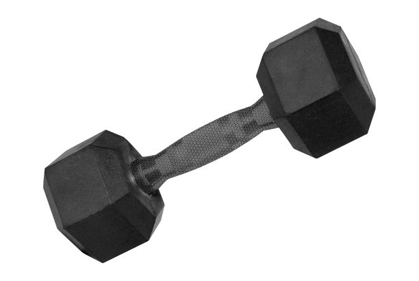 哑铃孤立在白色上图片下载