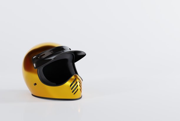 摩托车头盔上的光背景。图片下载