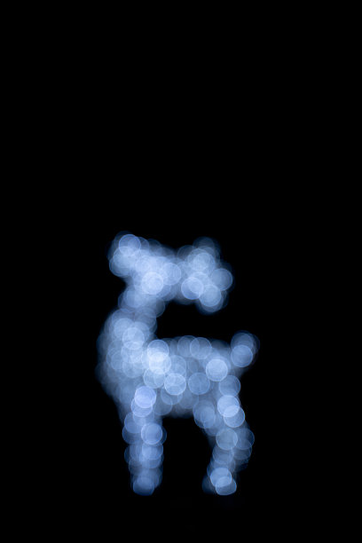 银色驯鹿波凯覆盖图片下载