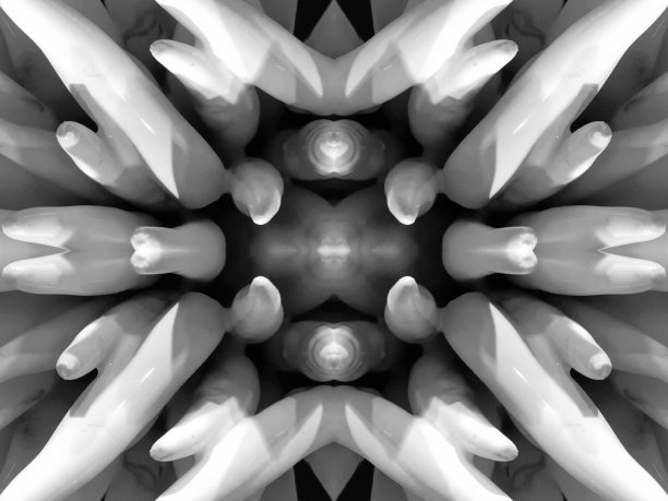 许多类似的手指形状都是在方形构图上形成的图片下载