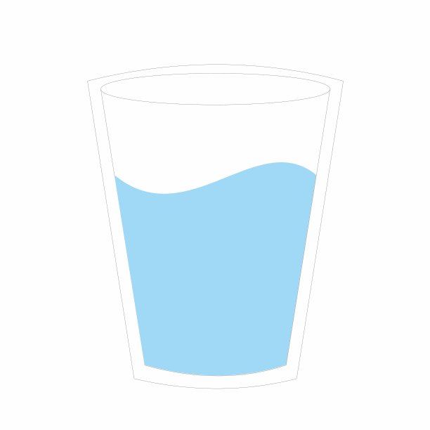水杯插画图片下载